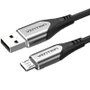 Vention Cable USB 2.0 COAHG Micro USB Macho a USB Macho 1.5m Gris